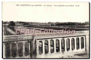 Postcard Old Bonneuil Sur Marne Canal Vue Generale On Creteil