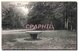 Old Postcard Foret L Isle Adam (S and O) The Table Cassan