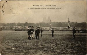 CPA Militaire Toul - Revue du 14 Juillet 1904 - Le Général (90461)