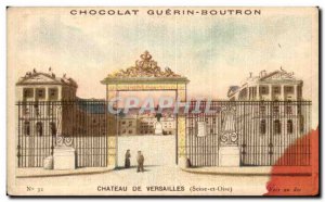 Chromo Chocolate Guerin Boutron Chateau De Versailles