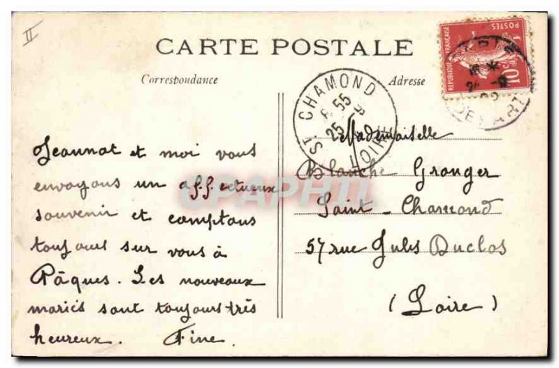 Postcard Old Paris City Hall