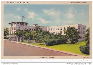 Florida Palm Beach Ocean View Hotel Curteich