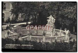 Postcard Old Donaueschingen Donauquelle