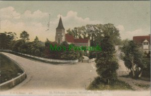 Hampshire Postcard - St Nicholas Church, Wickham   RS25822