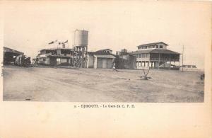 B91651 djibouti railway station train africa la gare de c f e