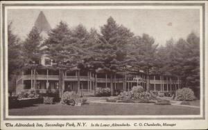 Sacandaga Park NY Adirondack Inn c1910 Postcard