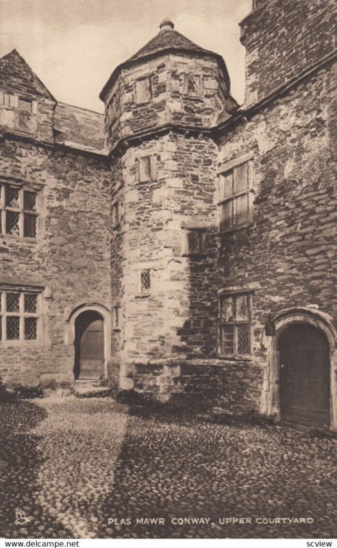 PLAS MAYR CONWAY, Wales, 1900-10s;  TUCK; Upper Courtyard