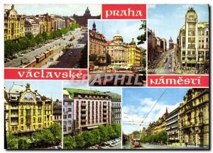 Postcard Modern Praha Vclavske Nm? St Czech