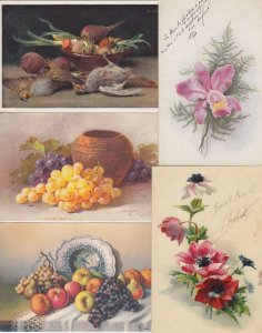 FOOD FRUIT COOKING 145 Vintage Postcards pre-1970 (70 cards pre-1940) (L3626)