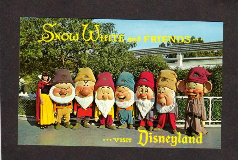 CA Snow White and the Seven Dwarfs Disneyland Amusement Park Anaheim California