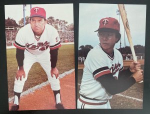 30 Original Baseball Players Minnesota Twins 1979 Postcards Collection Lot 