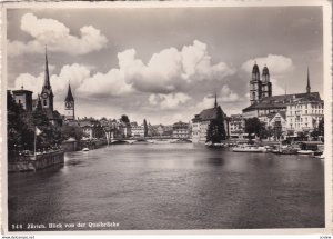 RP; ZURICH, Switzerland, 1930-1940s; Blick Von Der Quaibrucke