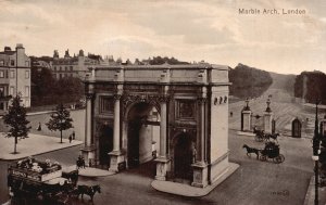 Vintage Postcard 1910's Marble-Faced Triumphal Arch London England UK Structure