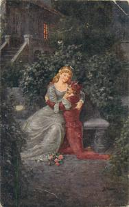 J. Kranzie - Rigoletto vintage art postcard