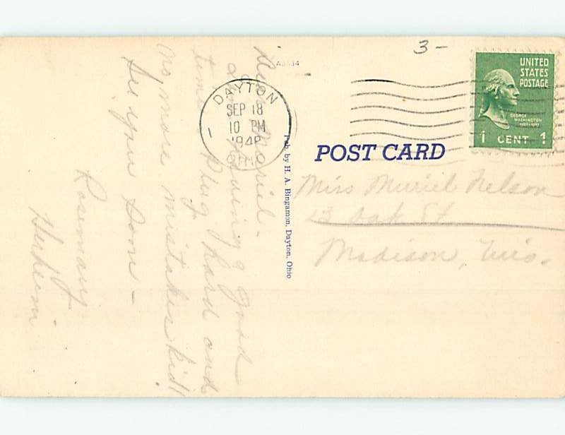 Linen AERIAL VIEW Dayton Ohio OH A5474