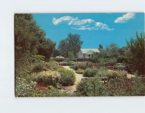 Postcard The Herb Garden Alfred L. Boerner Botaical Gardens Hales Corners WI USA
