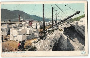 Marble Quarry near Rutland, Vermont - c1920 Postcard