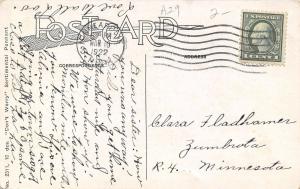 Minneapolis MInnesota~Two People Picking Flowers~Pennant 1910 PC