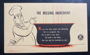 Mint Usa Advertising Picture Postcard PPC The Missing Ingredient