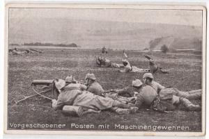Vorrgeschobener Posten mit Maschinengewhren