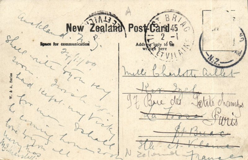 PC NEW ZEALAND, GREEN LAKE, ROTOKAKAHI, ROTORUA, Vintage Postcard (b43885)