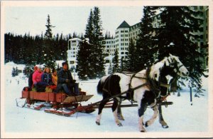 Canada Chateau Lake Louise Alberta Chrome Postcard C023