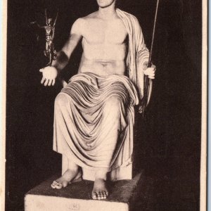 c1900s UDB Rome, Italy Divus Augustus Statue Musee de l'Ermitage Scepter A358