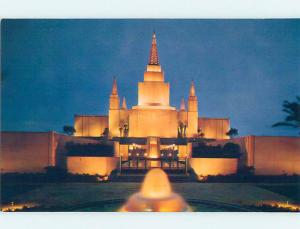 Unused 1950's CHURCH SCENE Oakland California CA p3643