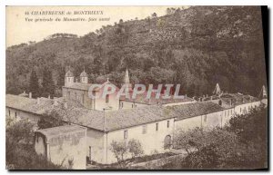 Postcard Old Chartreuse Montrieux general view of the Monastery west side