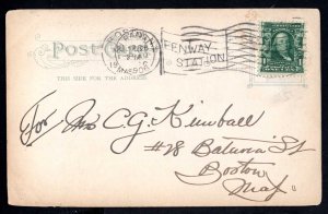 NEW YORK CITY Grace Church pm1906 Pub Souvenir Post Card Co. - Und/B