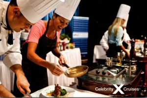 Advertising Celebrity Cruises Cooking Scene