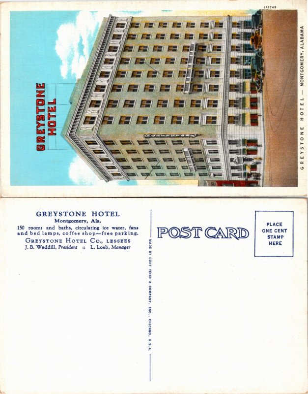 Greystone Hotel, Montgomery, Ala. (24755