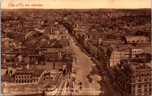 Belgium Antwerp Panorama Anvers Vintage Postcard C021