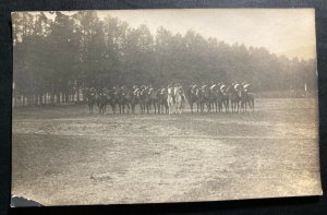 Mint Czechoslovakia Legion Real Picture Postcard RPPC Cavalry Memorial