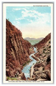 Postcard Big Thompson Canyon Estes Park Colorado Loveland Fort Collins Road