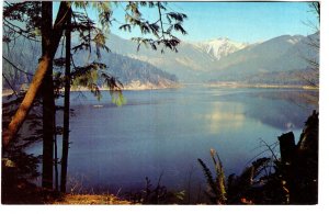 The Lions from Cleveland Dam, Capilano Lake, Vancouver, British Columbia
