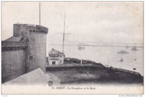 BREST, Finistere, France, 1900-1910´s; Le Semaphore Et La Rade