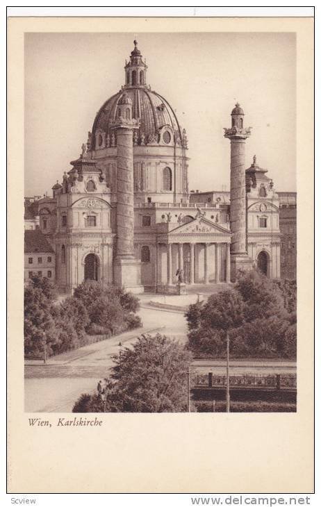 Karlskirche, Wien, Austria, 1900-1910s