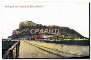 Postcard Modern Rock From The Commercial Mole Gibraltar