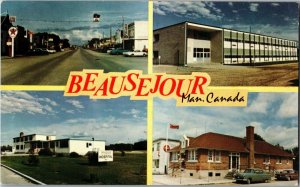 Multi View, Beausejour Manitoba Canada Vintage Postcard E75