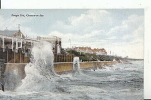 Essex Postcard - Rough Sea - Clacton-On-Sea - Ref 15219A