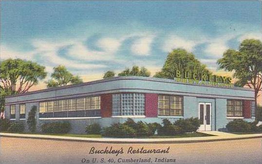 Indiana Cumberland Buckley's Restaurant 1955