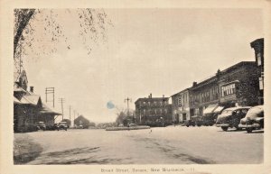 SUSSEX NEW BRUNSWICK CANADA~BROAD STREET-CARS-STOREFRONTS~PHOTO POSTCARD