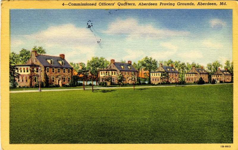 MD - Aberdeen. Proving Grounds, Commissioned Officers' Quarters