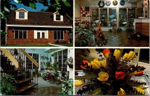 VINTAGE POSTCARD THE TOWN & COUNTRY FLORIST SHOP AT NIAGARA FALLS ONTARIO