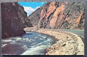 Vintage Postcard 1950-60 Big Thompson River & U.S. 34, Estes Park, Colorado