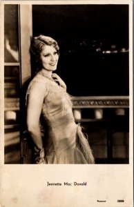 Real Photo Postcard Portrait of Jeanette MacDonald