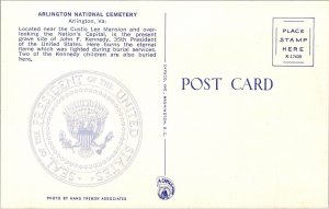 Arlington National Cemetery VA Virginia Postcard VTG UNP Capsco Vintage Unused 