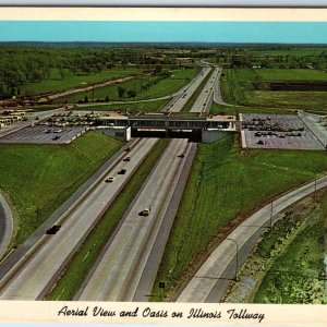 1961 Ill IL Illinois Tollway Oasis Highway Fred Harvey Rest Stop Restaurant A239
