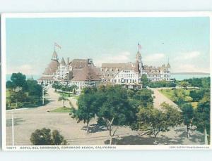 Unused Divided-Back HOTEL SCENE Coronado Beach - San Diego California CA B1719